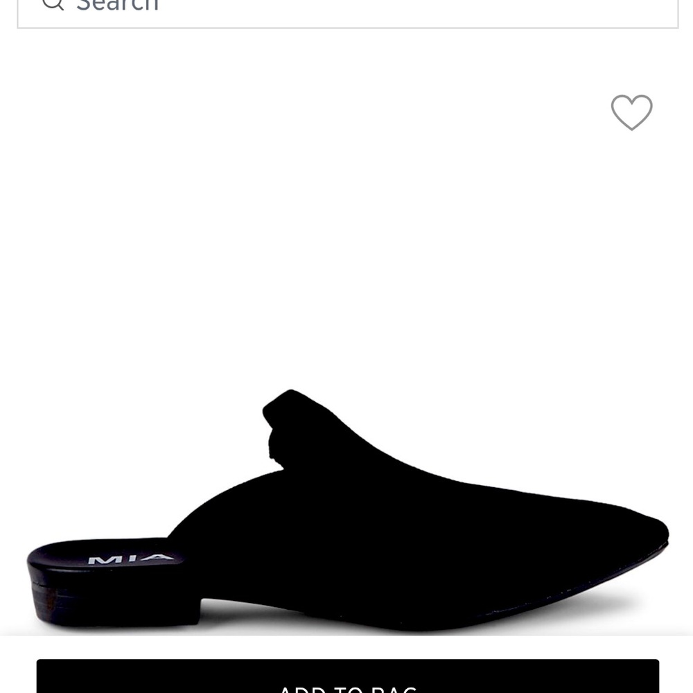 Mia Black Woven Slides